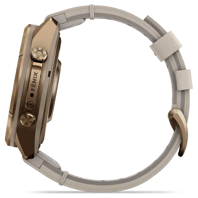 Fenix 9 Pro 43mm,AMOLED,inReach,Gold,Lthr bd,WC,EMEA/AUS/AFR
