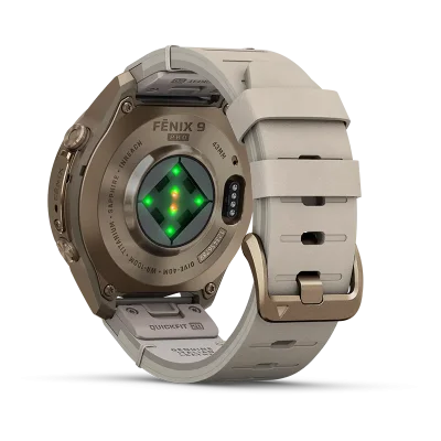 Fenix 9 Pro 43mm,AMOLED,inReach,Gold,Lthr bd,WC,EMEA/AUS/AFR