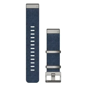 Acc, MARQ, QuickFit 22m, Jacquard Weave Nylon Strap, Indigo