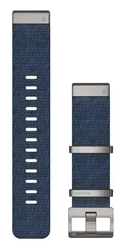 Acc, MARQ, QuickFit 22m, Jacquard Weave Nylon Strap, Indigo