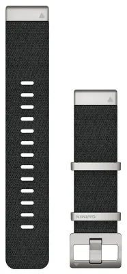 Acc, MARQ, QuickFit 22m, Jacquard Weave Nylon Strap,Black