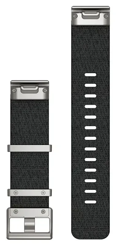 Acc, MARQ, QuickFit 22m, Jacquard Weave Nylon Strap,Black