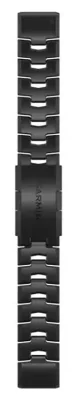 Acc,fenix 6 22mm QuickFit Carbon Gray DLC Titanium Band