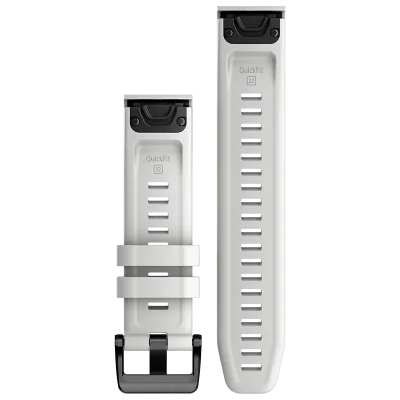 Acc,epix (Gen 2) 22mm QuickFit Carrera White Silicone Band