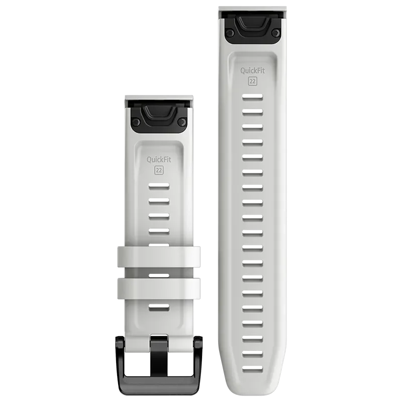 Acc,epix (Gen 2) 22mm QuickFit Carrera White Silicone Band