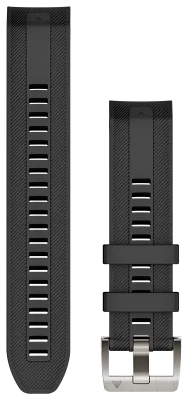 Acc, MARQ GEN2 QuickFit 22, Silicone Strap, Black