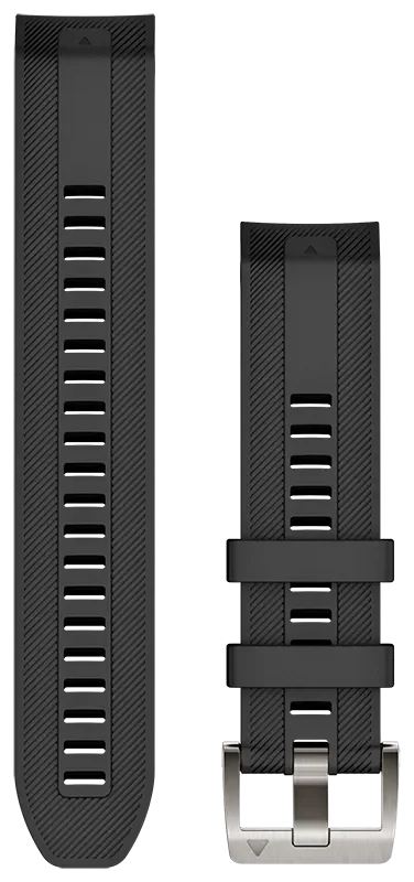 Acc, MARQ GEN2 QuickFit 22, Silicone Strap, Black