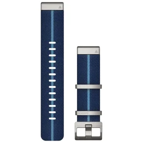 Acc, MARQ GEN2 QF 22, Jacquard Nylon Strap, Indigo Striped