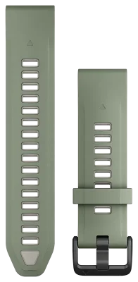 Acc, fenix 8, 20mm QF Willow/Fog Gray Silicone Band, WW/Asia