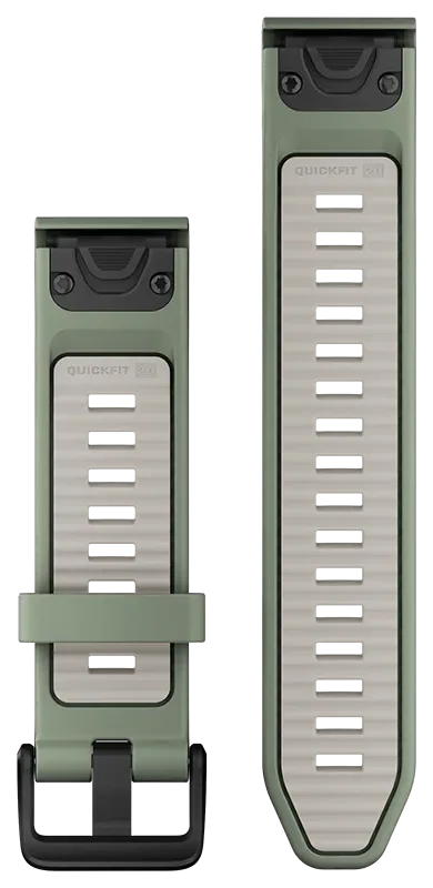 Acc, fenix 8, 20mm QF Willow/Fog Gray Silicone Band, WW/Asia