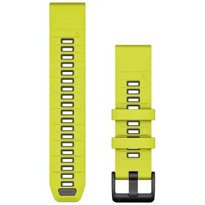 Acc, fenix 8, 22mm, QF AmpYellow/Grph Silicone Band, WW/Asia