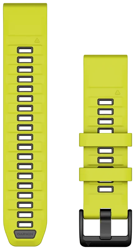 Acc, fenix 8, 22mm, QF AmpYellow/Grph Silicone Band, WW/Asia