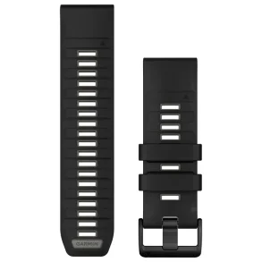 Acc, fenix 8, 26mm, QF Blk/Pebble Gry Silicone Band, WW/Asia