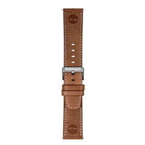 LEATHER STRAP TBL BROWN 22MM STL BUCKLE
