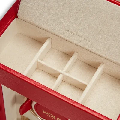 WOLF1834 PALERMO SINGLE WINDER W/ STORAGE - RED