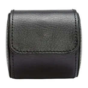 WOLF1834 BRITISH RACING SINGLE WATCH ROLL - BLACK