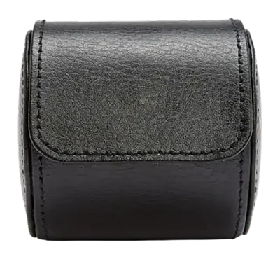 WOLF1834 BRITISH RACING SINGLE WATCH ROLL - BLACK