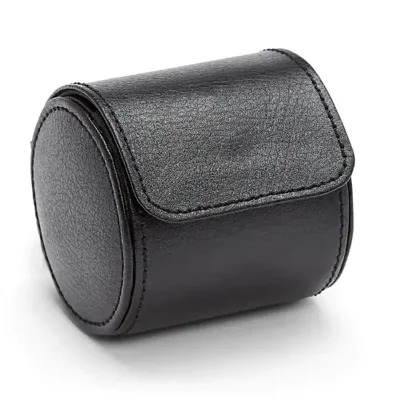 WOLF1834 BRITISH RACING SINGLE WATCH ROLL - BLACK