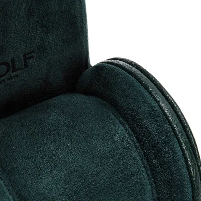 WOLF1834 BRITISH RACING NARROW SINGLE WATCH ROLL - GREEN