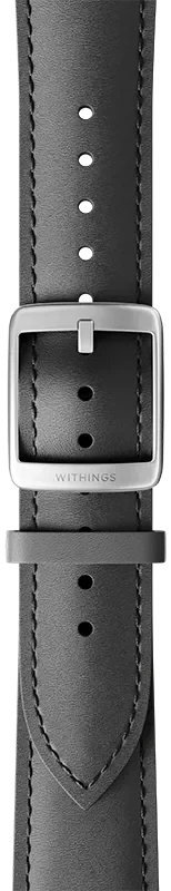 LEATHER STRAP 20MM BLACK