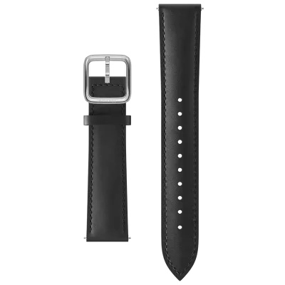 LEATHER STRAP 18MM BLACK