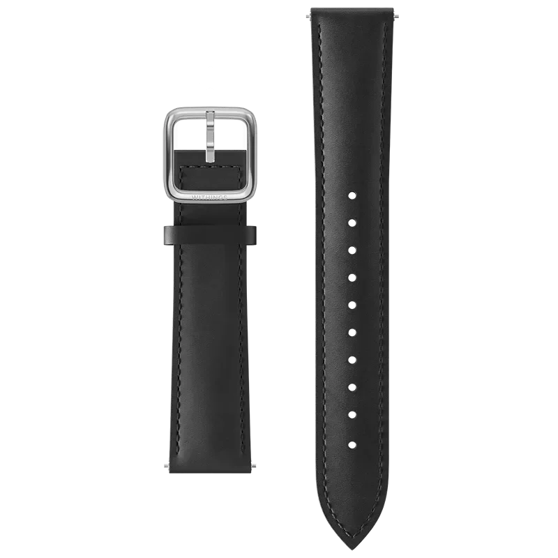 LEATHER STRAP 18MM BLACK