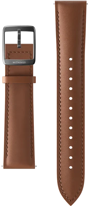 LEATHER STRAP 20MM BROWN