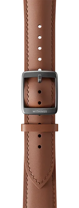 LEATHER STRAP 20MM BROWN