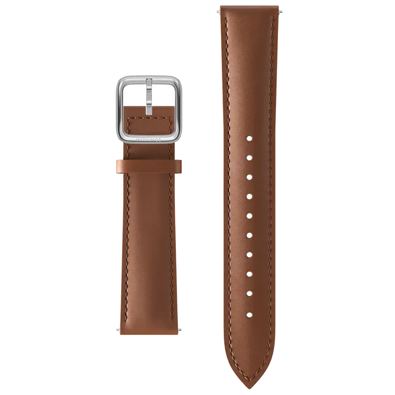 LEATHER STRAP 18MM BROWN