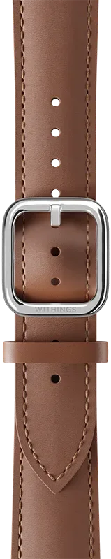 LEATHER STRAP 18MM BROWN