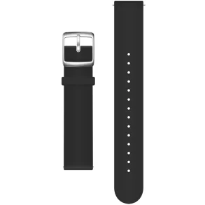 SILICONE STRAP 18MM BLACK