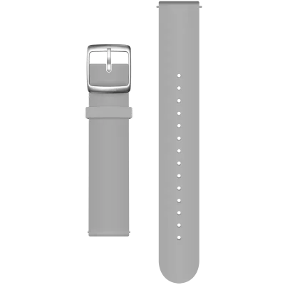 SILICONE STRAP 18MM GREY