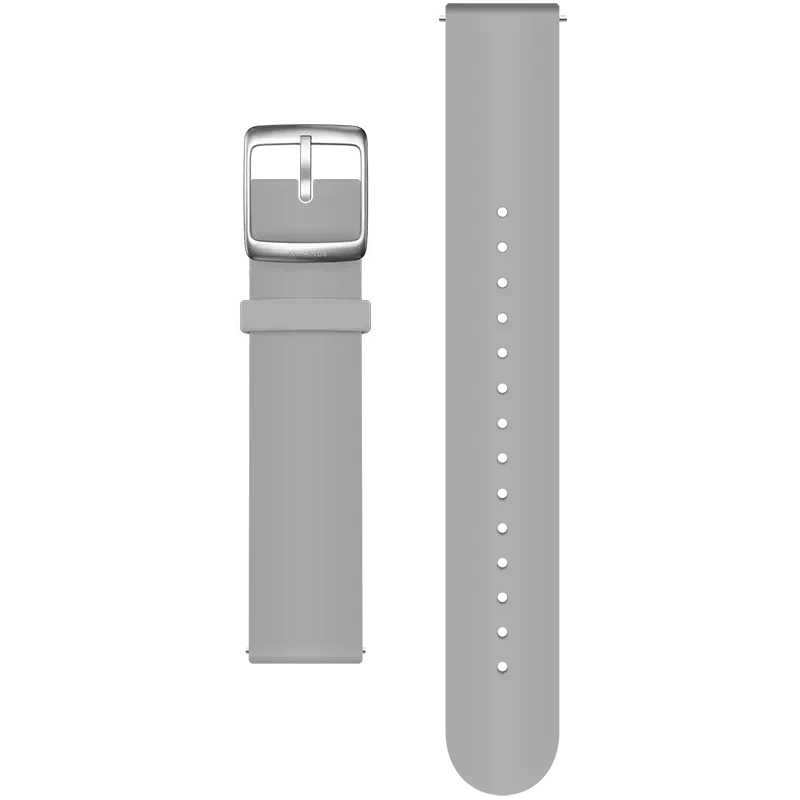 SILICONE STRAP 18MM GREY