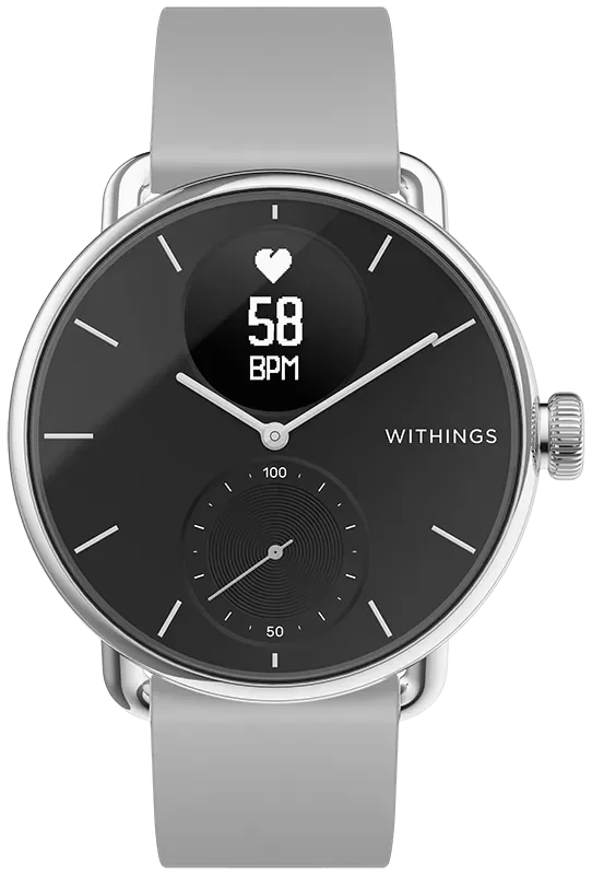 SILICONE STRAP 18MM GREY