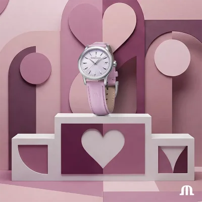 Maurice Lacroix 751006-SS001-560-6 dameklokke elegant perlemor kvarts