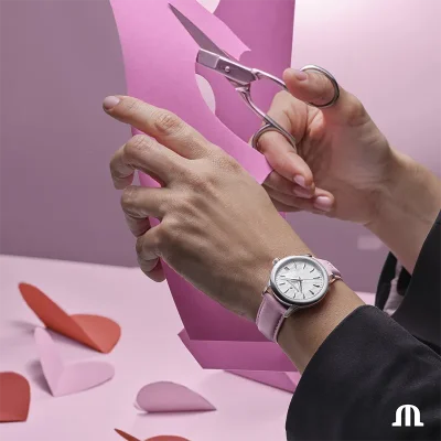 Maurice Lacroix 751006-SS001-560-6 dameklokke elegant perlemor kvarts