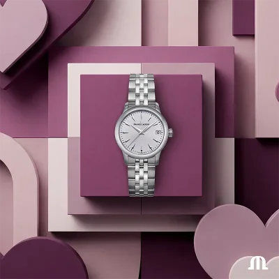 Maurice Lacroix 751006-SS002-130-1 dameklokke s�lv quartz 33 mm