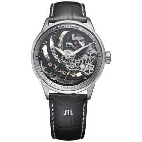 Maurice Lacroix 758108-SS001-090-2 herreklokke svart safirglass
