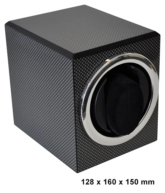 WATCH WINDER 1 WATCH (CARBON FIBER) BATT.  DRIVEN