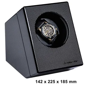 WATCH WINDER 1 WATCH (CARBON FIBER) WITH ADAPTER