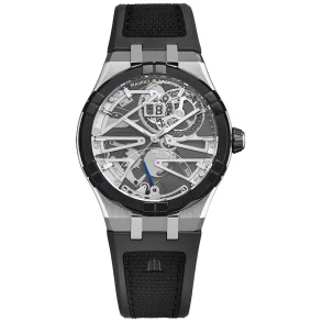 Maurice Lacroix AC8008-SSL20-090-2 - Herreklokke med bl� urskive