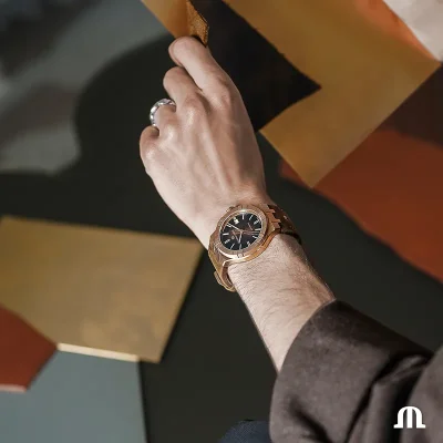 MAURICE LACROIX AIKON AI6008-BRZ01-730-3