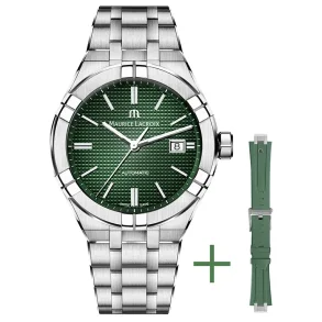 Maurice Lacroix AI6008-SS00F-630-D gr�nn herreklokke med safirglass