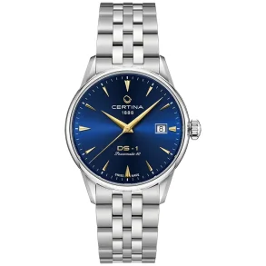 Certina C0292071104100 unisex klokke bl� safirglass 38 mm