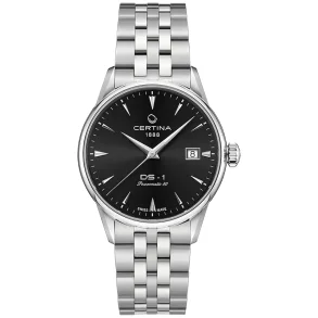Certina C0292071105100 DS-1 Unisex svart safirglass 38 mm