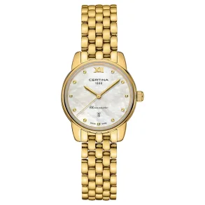 Certina DS-8 C0330513311800 dameklokke 28 mm perlemor