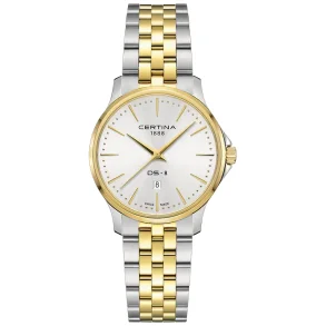 Certina DS-8 C0450102203100 dameklokke s�lv 31 mm