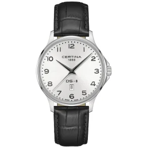 Certina DS-8 Herreklokke C0454101603200 S�lv 40 mm