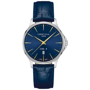 Certina DS-8 C0454101604100 herreklokke bl� safirglass 40 mm