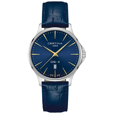 Certina DS-8 C0454101604100 herreklokke bl� safirglass 40 mm